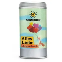 Sonnentor Blütenzaubersalz Alles Liebe - Streudose bio
