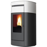 Edilkamin Pelletofen Vyda Evo | Keramik weiß | 14,8 kW