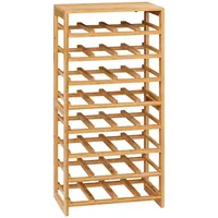 Five Weinregal 32 flaschen 32 x 32 x 100 cm Braun