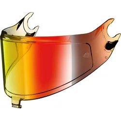 Shark VZ30046P, Visier verspiegelt - Rot-Verspiegelt