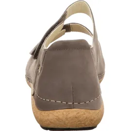 WALDLÄUFER Damen, Sandale bequem K-Heliett in grau 381⁄2