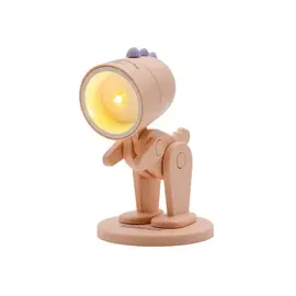 Realpower LED-Tier Taschenlampe Pink dino mit Sockel