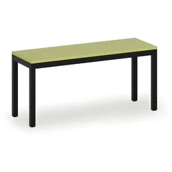 Umkleidebank, Sitzfläche - Laminat, Länge 900 mm, grün