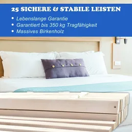 Coemo Rollrost 25 extrastabile Leisten 160 x 200 cm