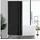 luxuskollektion Schmaler Duschvorhang Eck Badewanne Schwarz 100x200 wasserabweisend