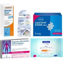 Reiseapotheke für Flugreisen 1 Sparset
