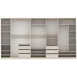 marmex möbel Garderobenschrank TRES R/C 380 x 206 x 51 cm Beige