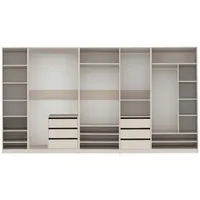 marmex möbel Garderobenschrank TRES R/C 380 x 206 x 51 cm Beige