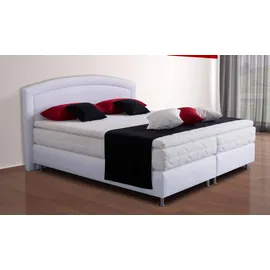 Westfalia Schlafkomfort Boxspringbett 214 x 210 cm Weiß
