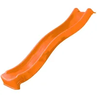 Wickey Rutsche Flow Rutsche 220 cm: Hochwertig und sicher für abenteuerlustige Kinder, (Maximales Benutzergewicht 50 kg), Extrem witterungsbeständig, Inklusive Wasseranschluss orange