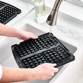 GreenPan Elite Waffeleisen Schwarz