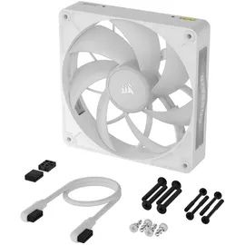 Corsair iCUE LINK RX140 MAX RGB 140mm PWM Dicker Lüfter – Hochstatischer Druck – Magnetisches Kuppellager – Einzelner Lüfter – Weiß