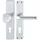 HOPPE Langschildgarnitur London Aluminium grau