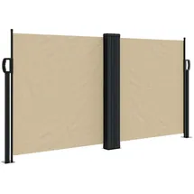 vidaXL Seitenmarkise 120 x 1000 cm Beige Polyester