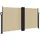 vidaXL Seitenmarkise 120 x 1000 cm Beige Polyester