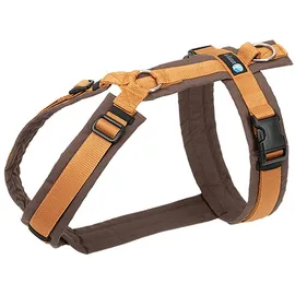 AnnyX Brustgeschirr Fun braun/bernstein Hundegeschirr Medium