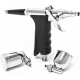Wiltec Airbrush Pistole Typ 116 schwarz/silber 0,3mm