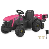Jamara Ride-on Traktor Super Load mit Anhänger pink (460897)