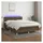 vidaXL Boxspringbett 140 x 200 cm Dunkelbraun