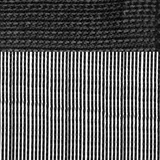 arsvita Fadengardine Stangendurchzug 90 x 250 cm Schwarz 1 St