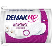 Demak'Up Duo+ Wattepads zum Entfernen von Make-up, oval, 4er Pack (4 x 50 Stück)