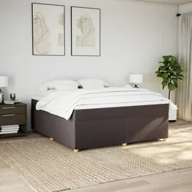 vidaXL Boxspringbett 180 x 200 cm Dunkelbraun