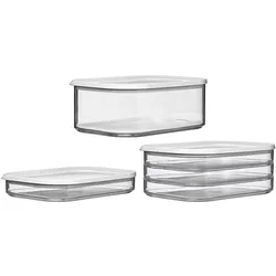 Mepal Modula Aufschnittdosen 3er Set transparent 