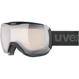 Uvex downhill 2100 V Skibrille für Damen und Herren - mit selbsttönendem Visier - beschlagfrei - black - one size