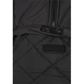 URBAN CLASSICS Oversized Diamond Quilted Pull Over Jacke Black S