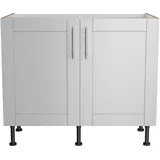 OPTIFIT Spülenschrank »Ahus«, Breite 100 cm, grau