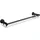 KLEINE WOLKE Ablage Apollo Nero, Wandaccessoire, Farbe Milky, Material: Aluminium, Glas