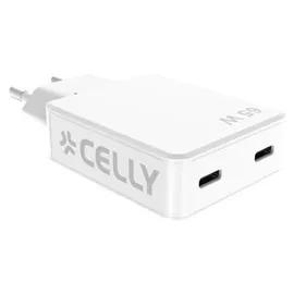 CELLY SLIMTC2C65WWH 65W USB-C Ports), Schnellladen