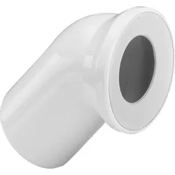 Viega Klosett-Anschlussbogen 45 Grad DN 100x135mm weiß