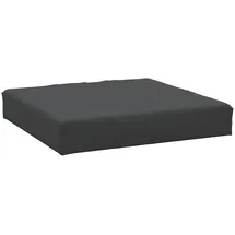 vidaXL Palettenkissen 60 x 60 x 6 cm schwarz 1 St.