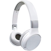 Lexibook HPBT010S Acoustix 2-in-1-Bluetooth-Kopfhörer-Stereo Wireless Wired, faltbar, verstellbar, blau Weiß/Silber, Einheitsgröße