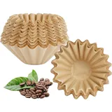 Korbfilter Kaffeefilter,100 Stück Korb-kaffeefilter,155/45 mm Korbfiltertüten,Kaffeefilter Papier,Coffee Filter Paper für Hausgemachten Kaffee zu Hause, Kaffeeläden, Büros, Outdoor-Camping