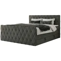 MKS Miren King Duo 180 x 200 cm H4 Dunkelgrau