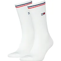 Tommy Hilfiger Unisex Sportsocken, Multipack - UNI Iconic Sock, Tennissocken Weiß 39-42