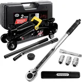 DEUBA DEUBA® Wagenheber 2t 135-330mm + Drehmomentschlüssel 6tlg.