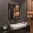 hajduk furniture Badspiegel 70 x 60 cm Schwarz