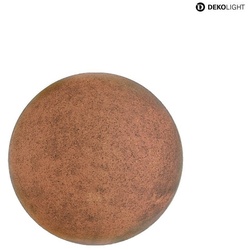 Deko-Light Dekorative Outdoor Kugelleuchte DORADUS, IP65/IP44 IK07, E27, Kunstharz (Polyresin), mit IP-Steckerkabel, terracotta, Ø 25cm D-836013