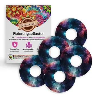 Diasticker® Freestyle Libre 3 / Plus Fixiertapes 'Space' 5 St