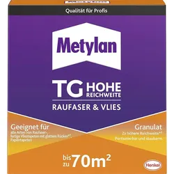 Metylan Tapetenkleister TG Hohe Reichweite Raufaser & Vlies Granulat, Weiß, 500g