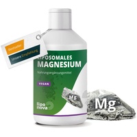 YOYOSAN - Liposomales Magnesiumcitrat | 25 Tagesdosen hochdosiertes Magnesium | Natürliches Magnesium Citrate | Magnesium hochdosiert | Wirksamer als Kapseln & Pulver | LABORGEPRÜFT | 100% VEGAN