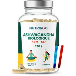 Nutri&Co Ashwagandha Biologisch Kapseln