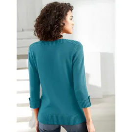 Casual Looks Strickpullover Petrol 50