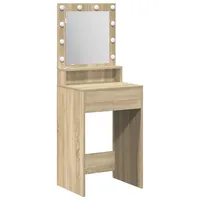 VidaXL Schminktisch Sonoma Eiche 50 x 41 x 135
