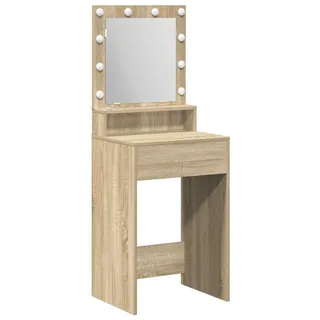 vidaXL Schminktisch Sonoma Eiche 50 x 41 x 135 cm Holzwerkstoff - Braun