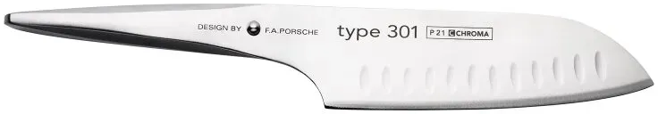 Chroma P-21 CHROMA Type 301 Santoku mit Kulle, 17,8 cm