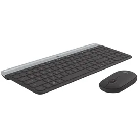 Logitech MK470 Slim Wireless Combo DE Set grafit